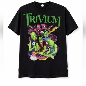 Trivium Goblin Kill Black Concert Band T-Shirt Medium Shirt Band